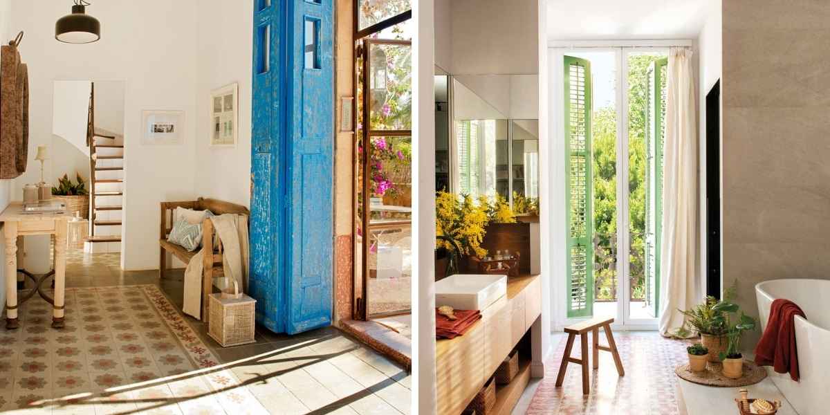 suelo hidráulico casa de pueblo